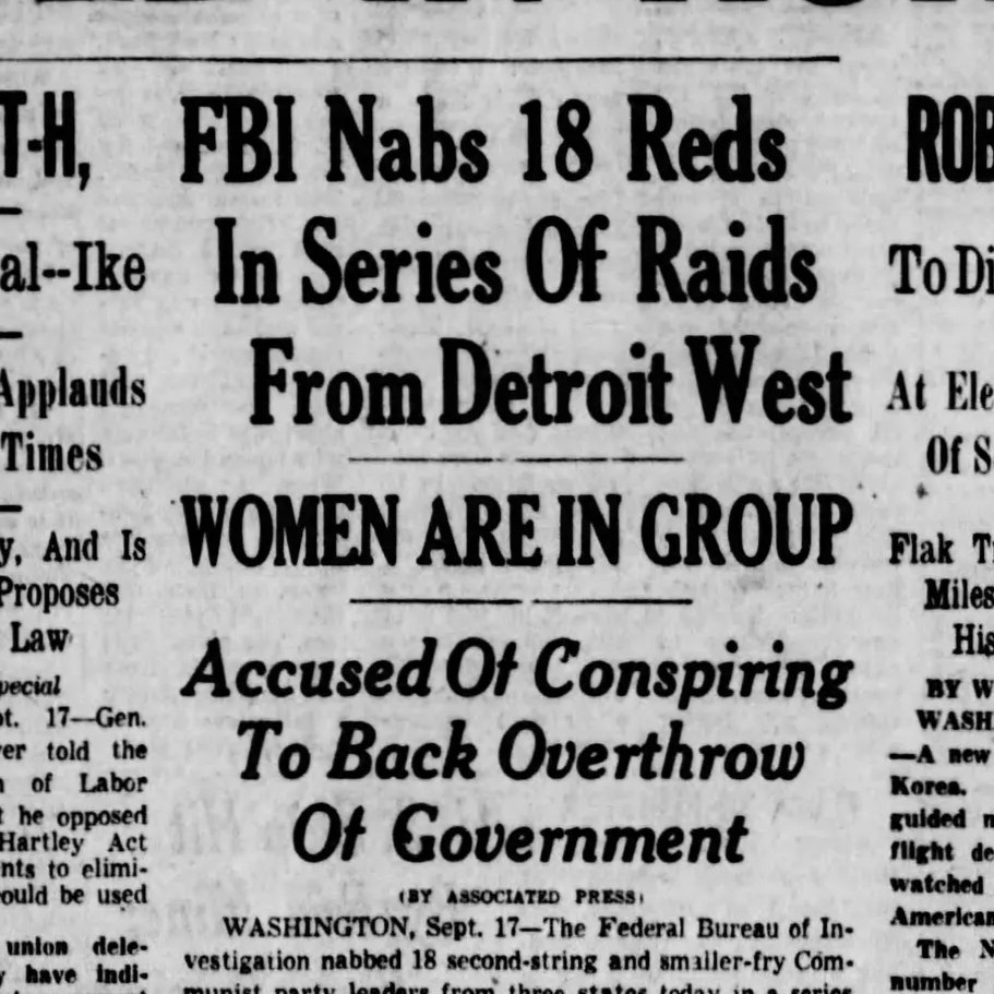 FBI nabs 18 Reds, including women