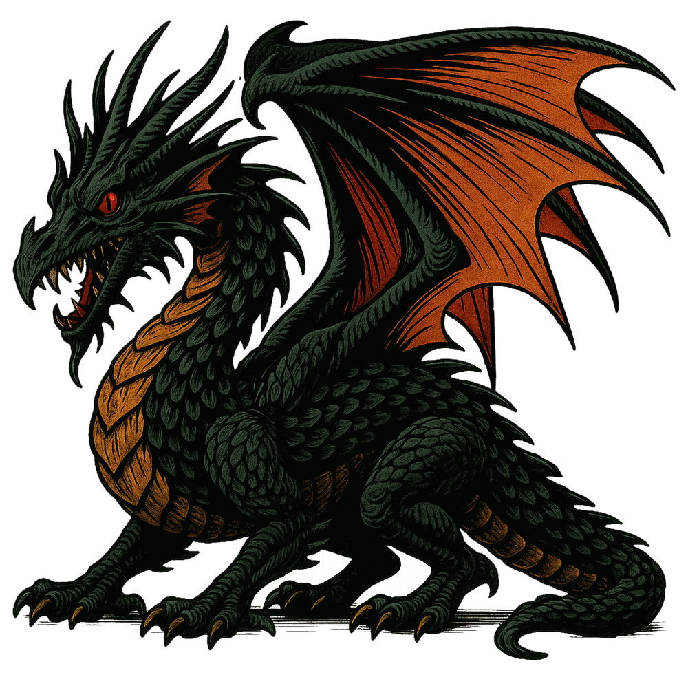 Adult Black Dragon