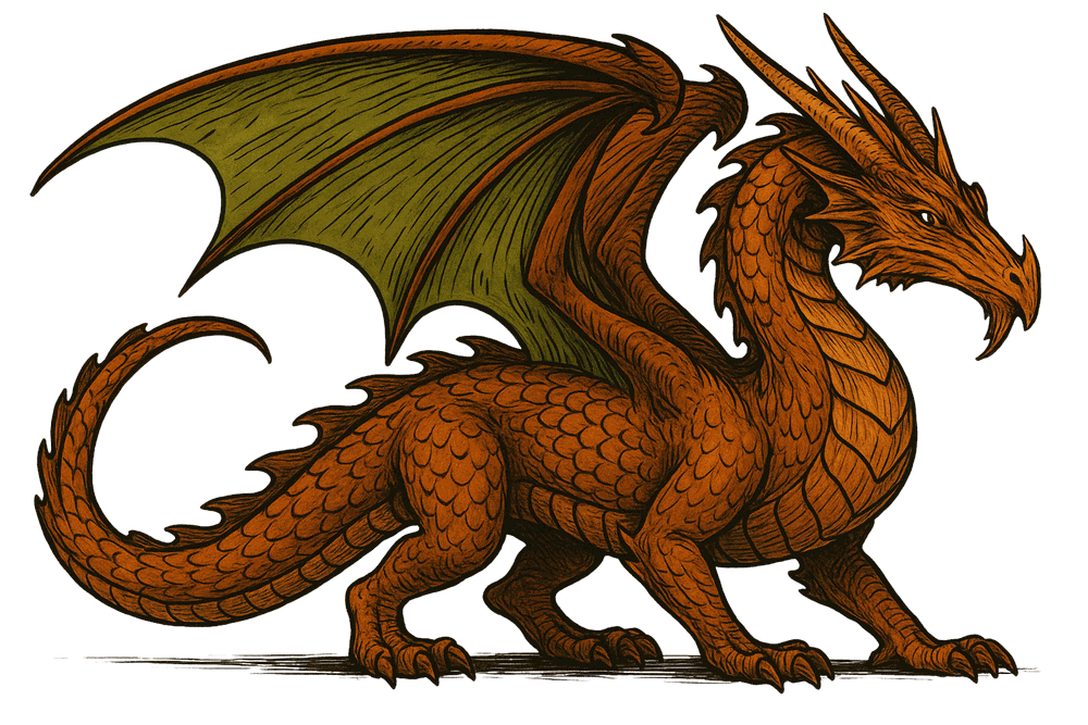 Adult Copper Dragon