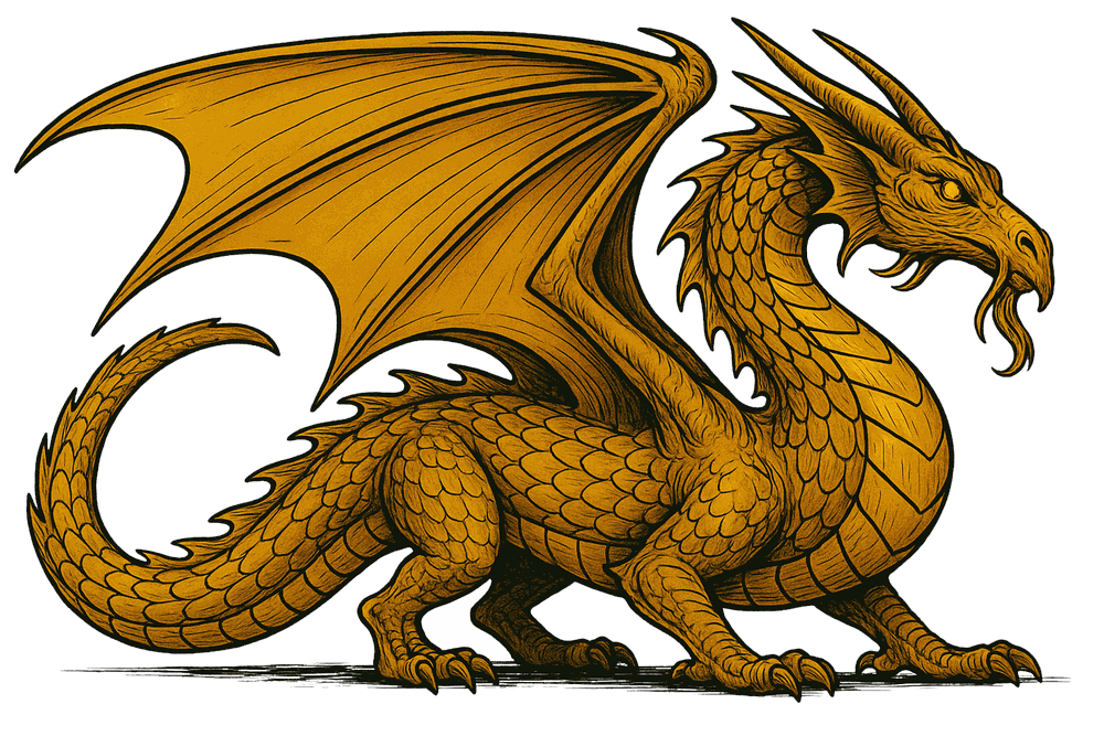 Adult Gold Dragon