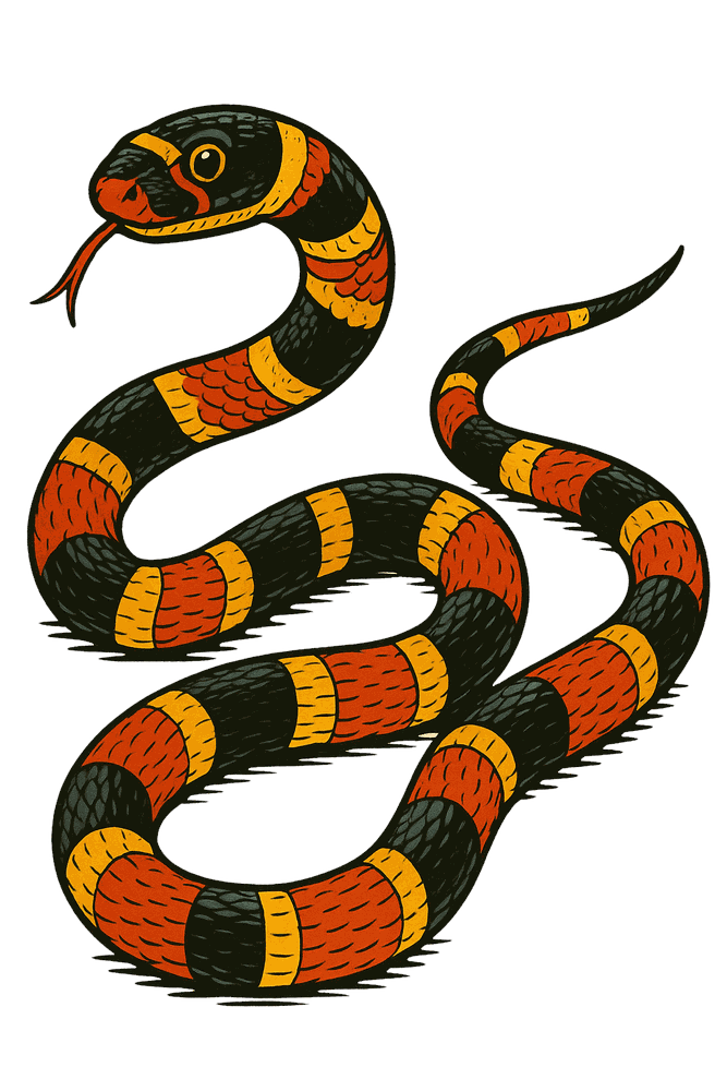 Giant Venomous Snake