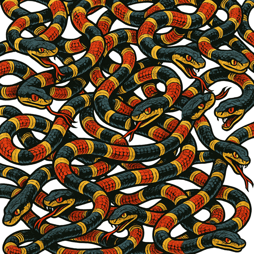 Swarm of Venomous Snakes