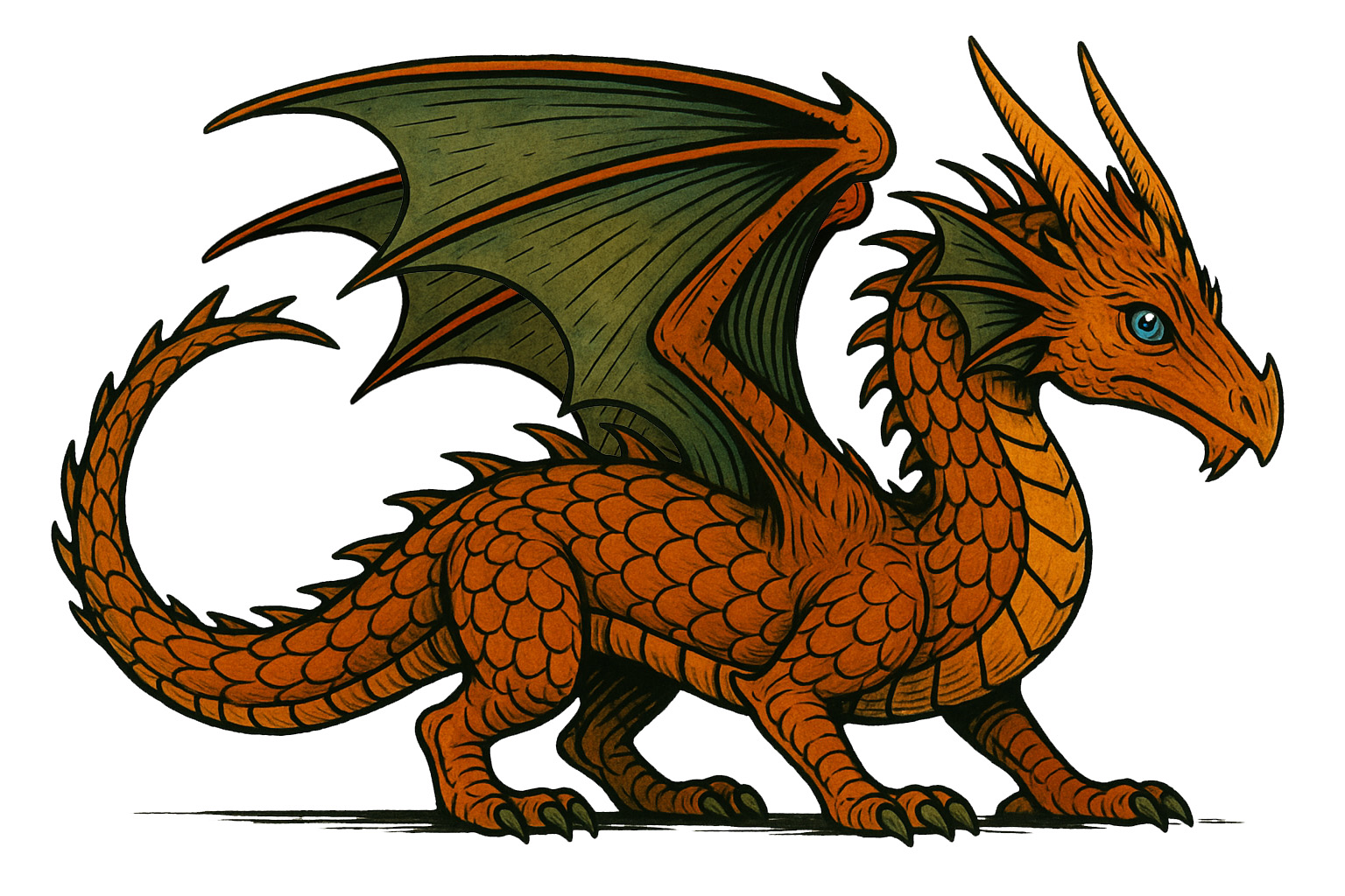 Copper Dragon Wyrmling
