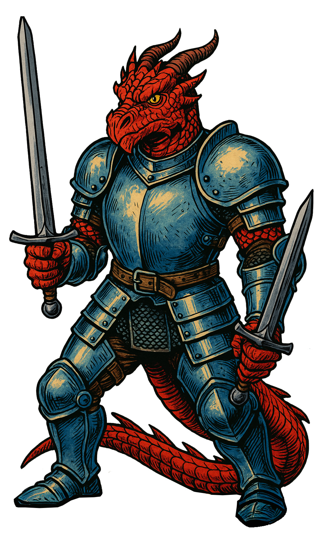 Half-Red Dragon Veteran