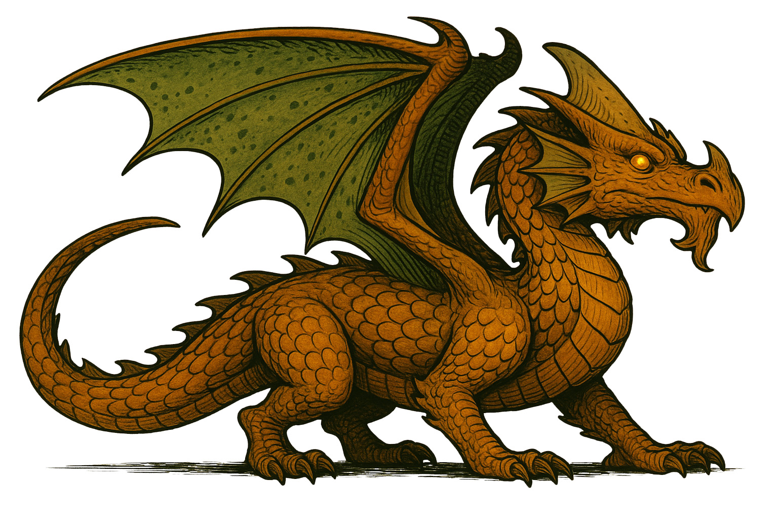 Young Brass Dragon