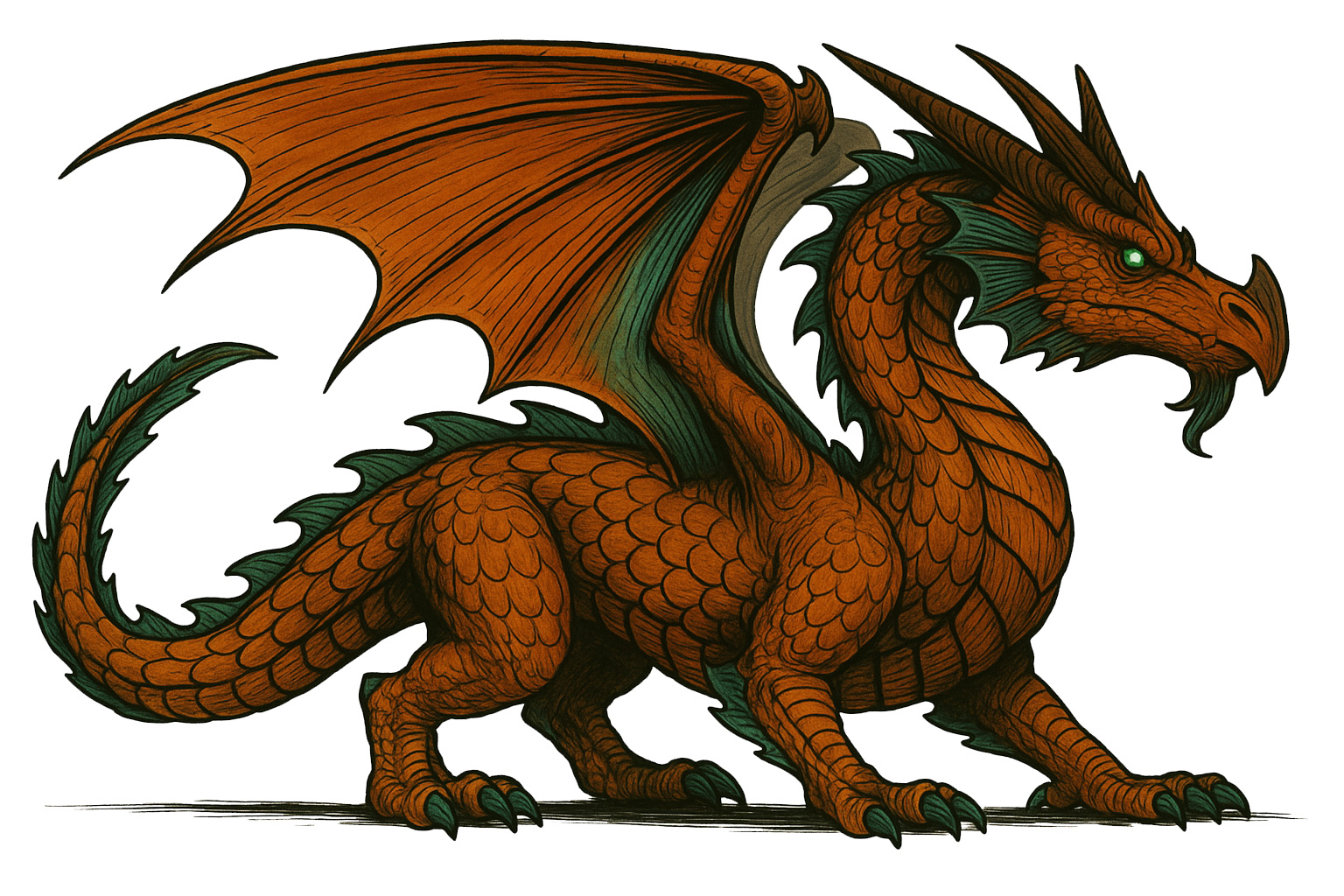 Young Bronze Dragon