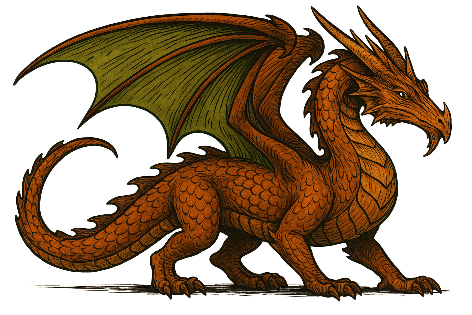 Young Copper Dragon