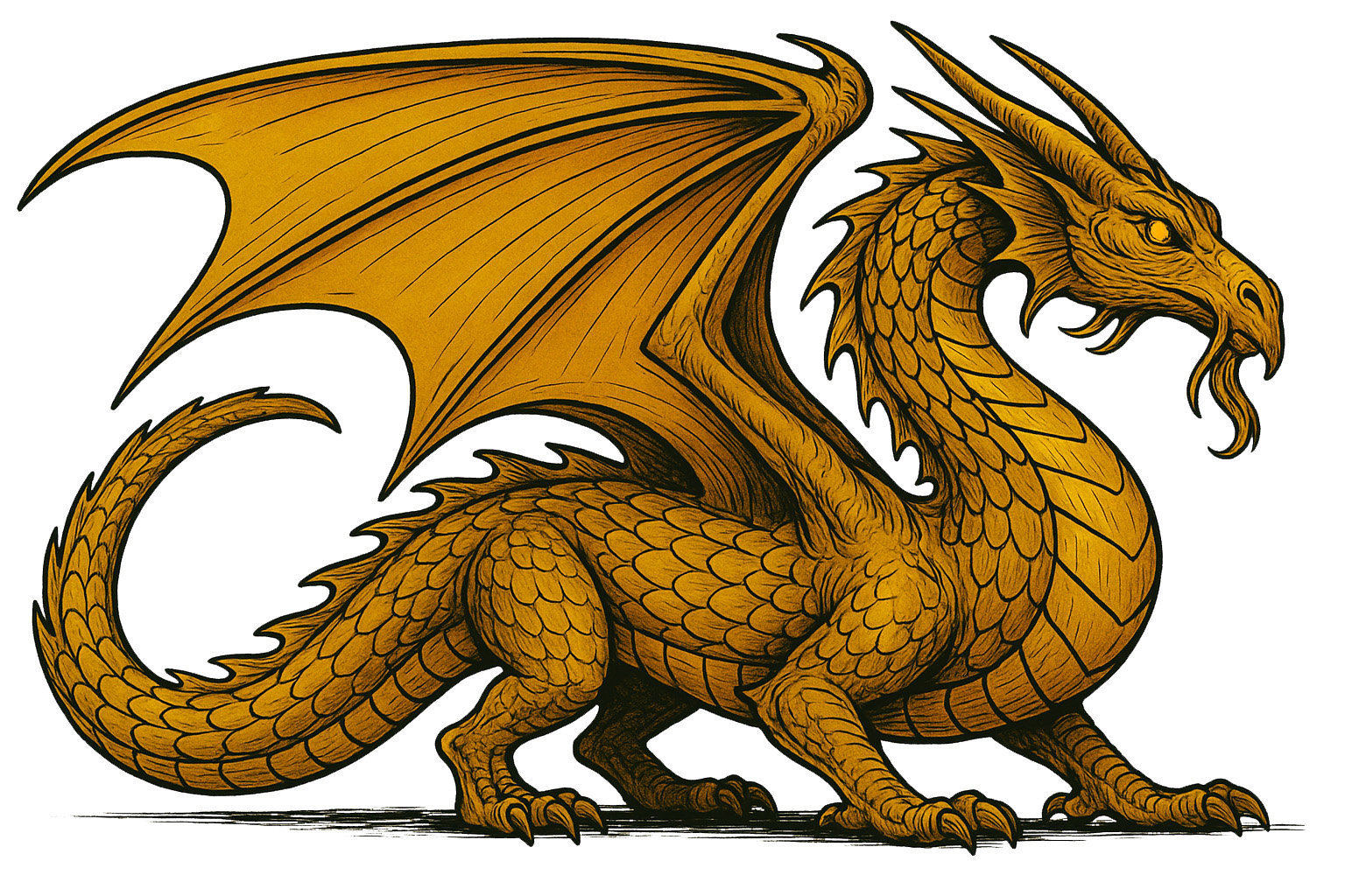 Young Gold Dragon