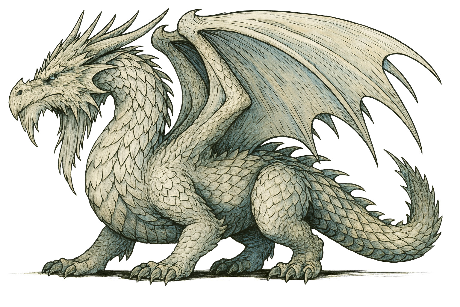 Ancient White Dragon