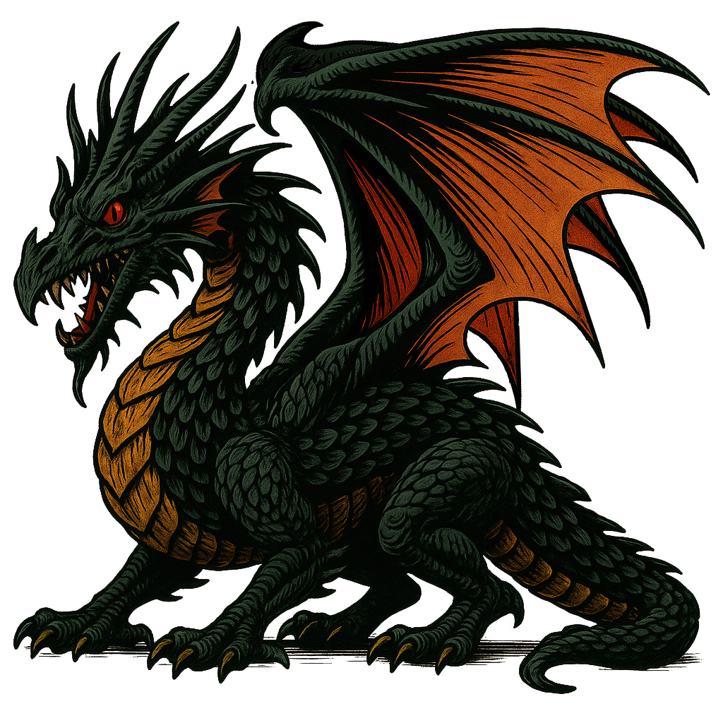 Young Black Dragon